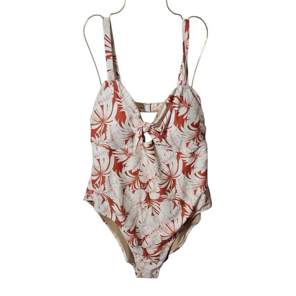 Old Navy Plus Sizes Women Tie Front One Piece Swimsuit 3X Orange - Picture 5 of 9